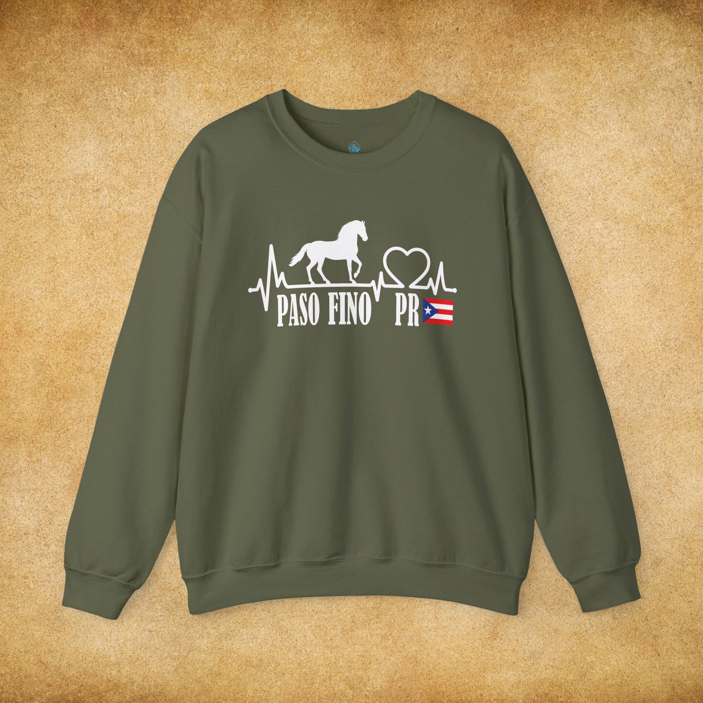 Paso Fino PR Sweatshirt — Puerto Rico Horse Lover Crewneck