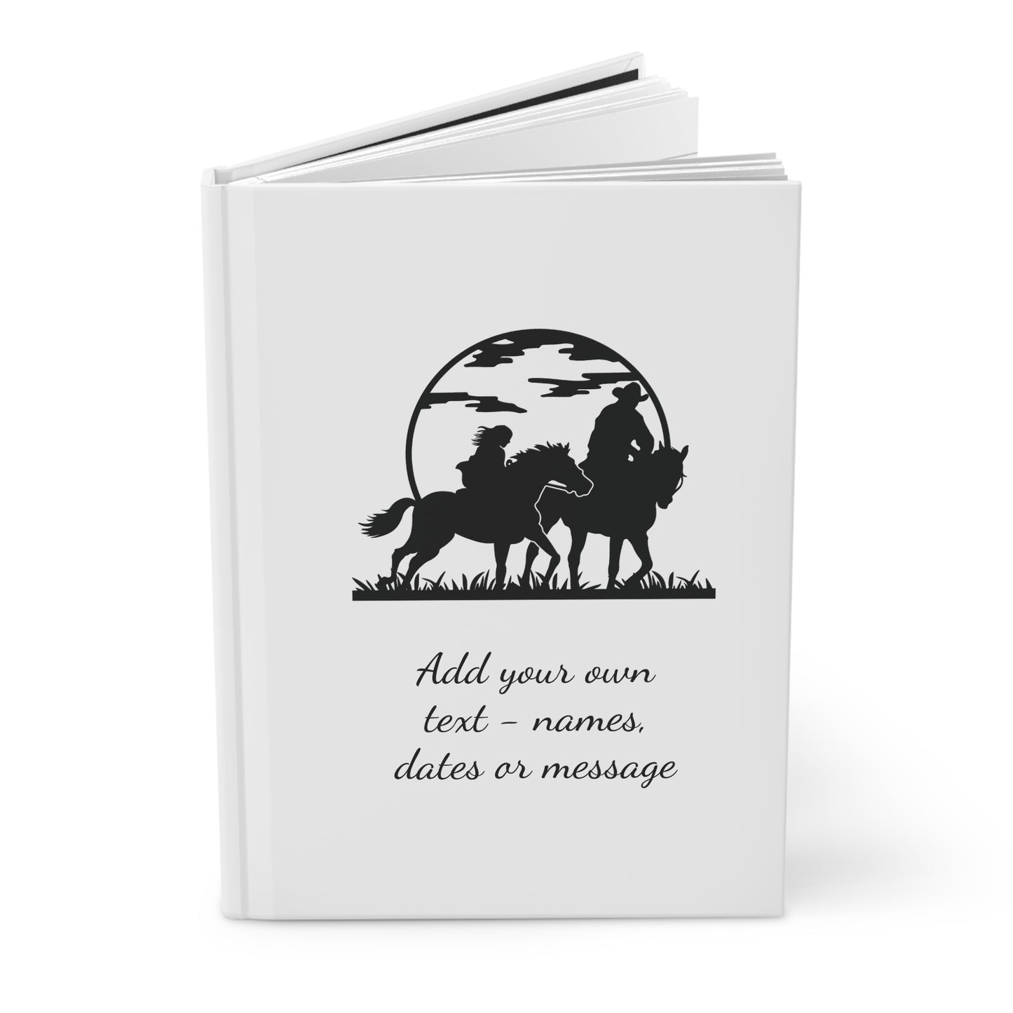 Riding Together Personalized Hardcover Journal
