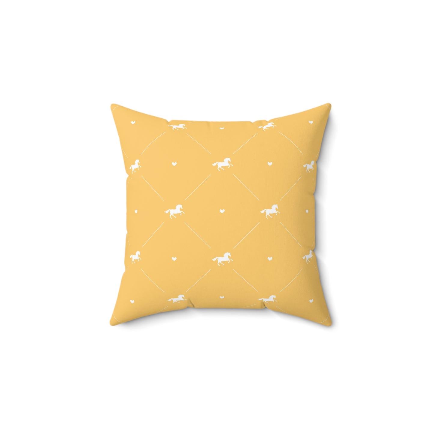 Playful Horse Print Pillow