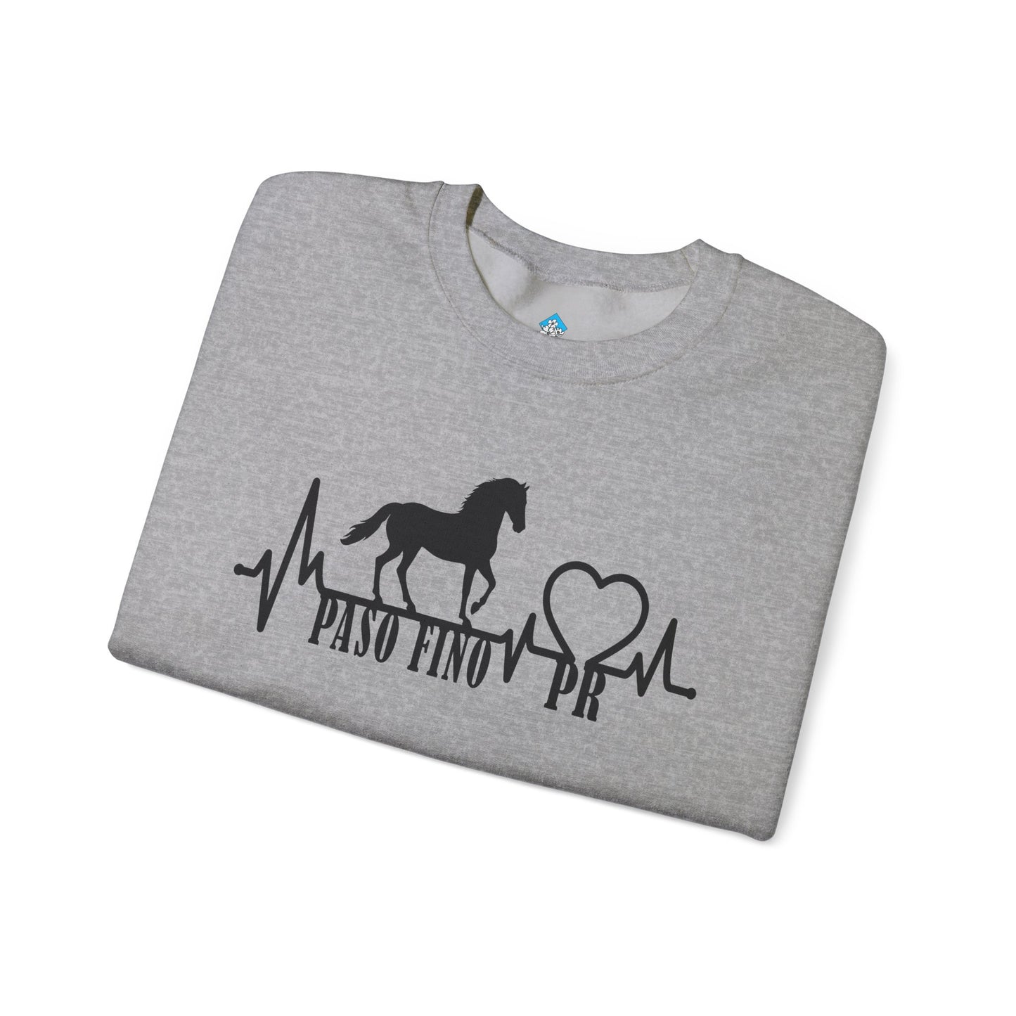 Paso Fino Horse Heartbeat Sweatshirt – Equestrian Crewneck for Riders & Lovers