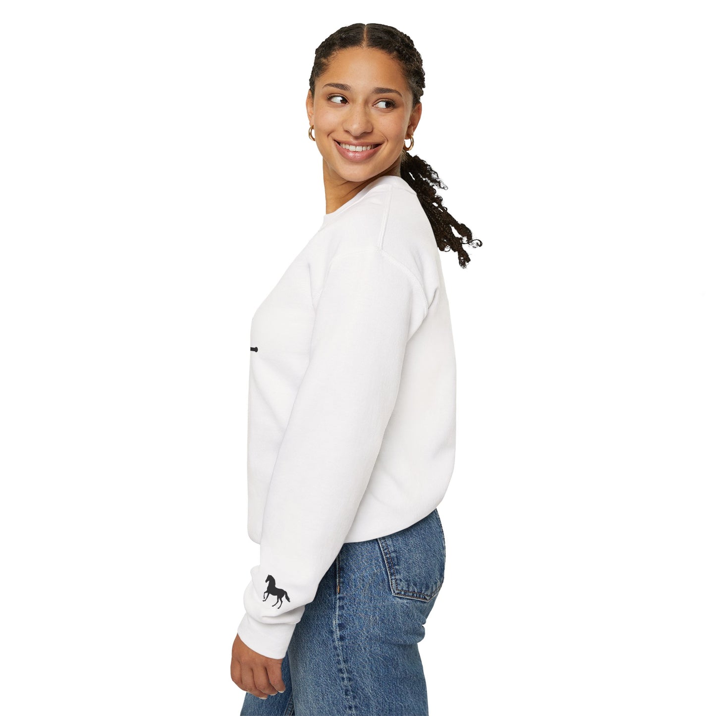 Paso Fino Horse Heartbeat Sweatshirt – Equestrian Crewneck for Riders & Lovers