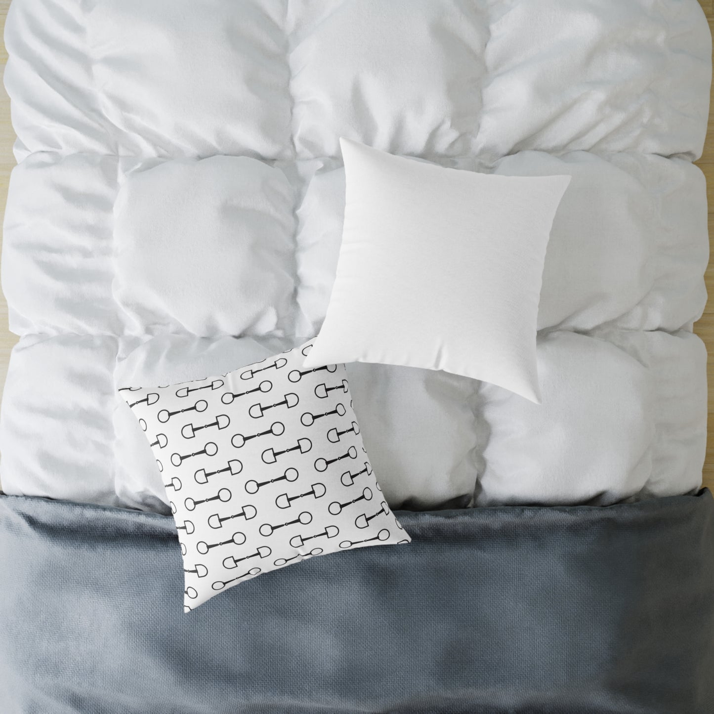 Stylish Key Pattern Square Pillow for Home Decor