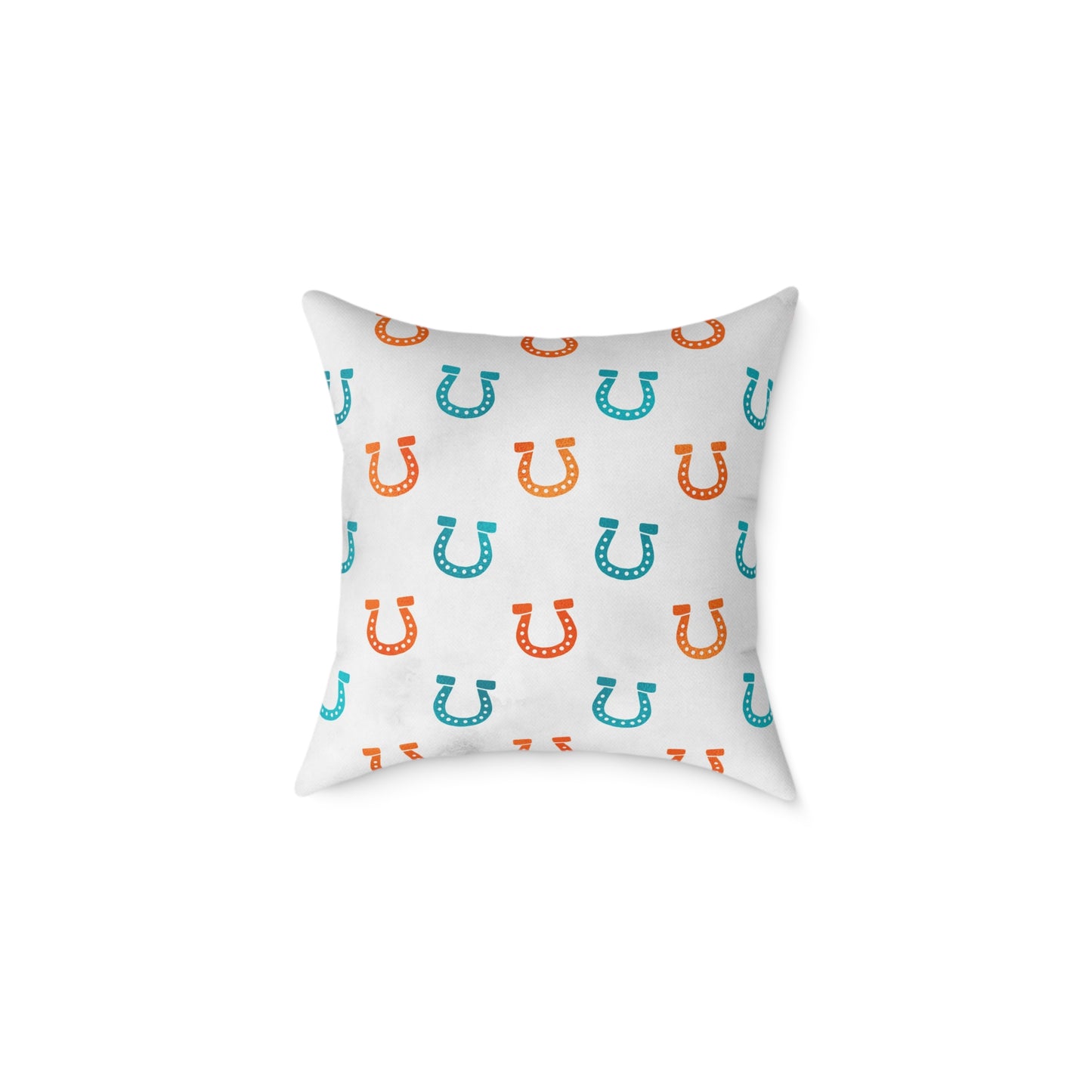 Horseshoe Pattern Throw Pillow
