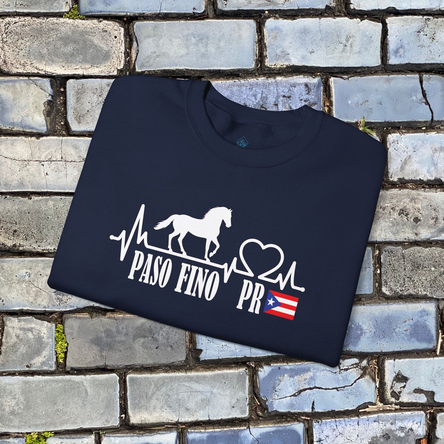 Paso Fino PR Sweatshirt — Puerto Rico Horse Lover Crewneck