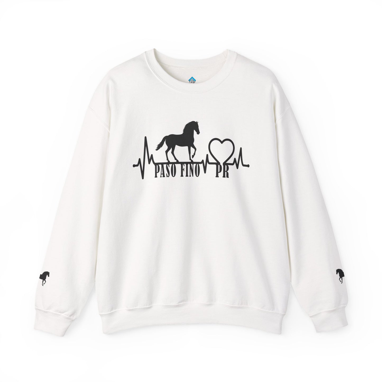 Paso Fino Horse Heartbeat Sweatshirt – Equestrian Crewneck for Riders & Lovers