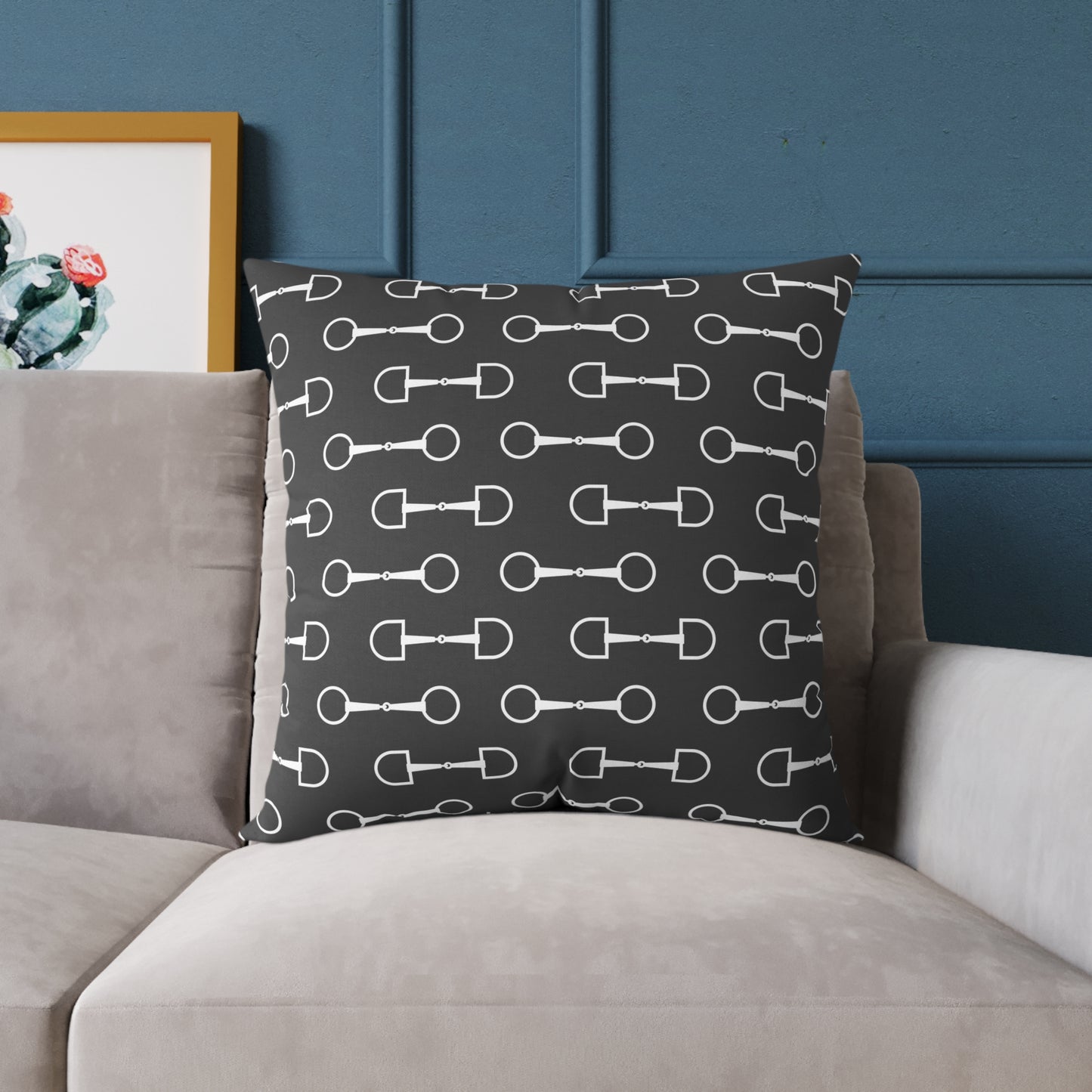 Chic Key Pattern Square Pillow