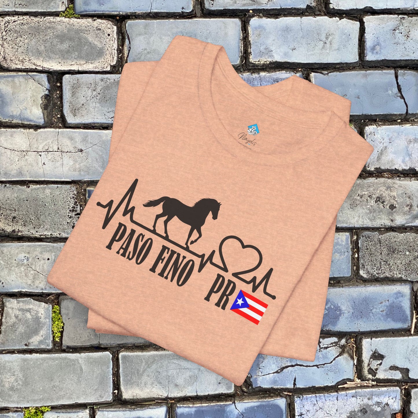 Puerto Rican Paso Fino Tee - My Heart Beats in Paso Fino Rhythm