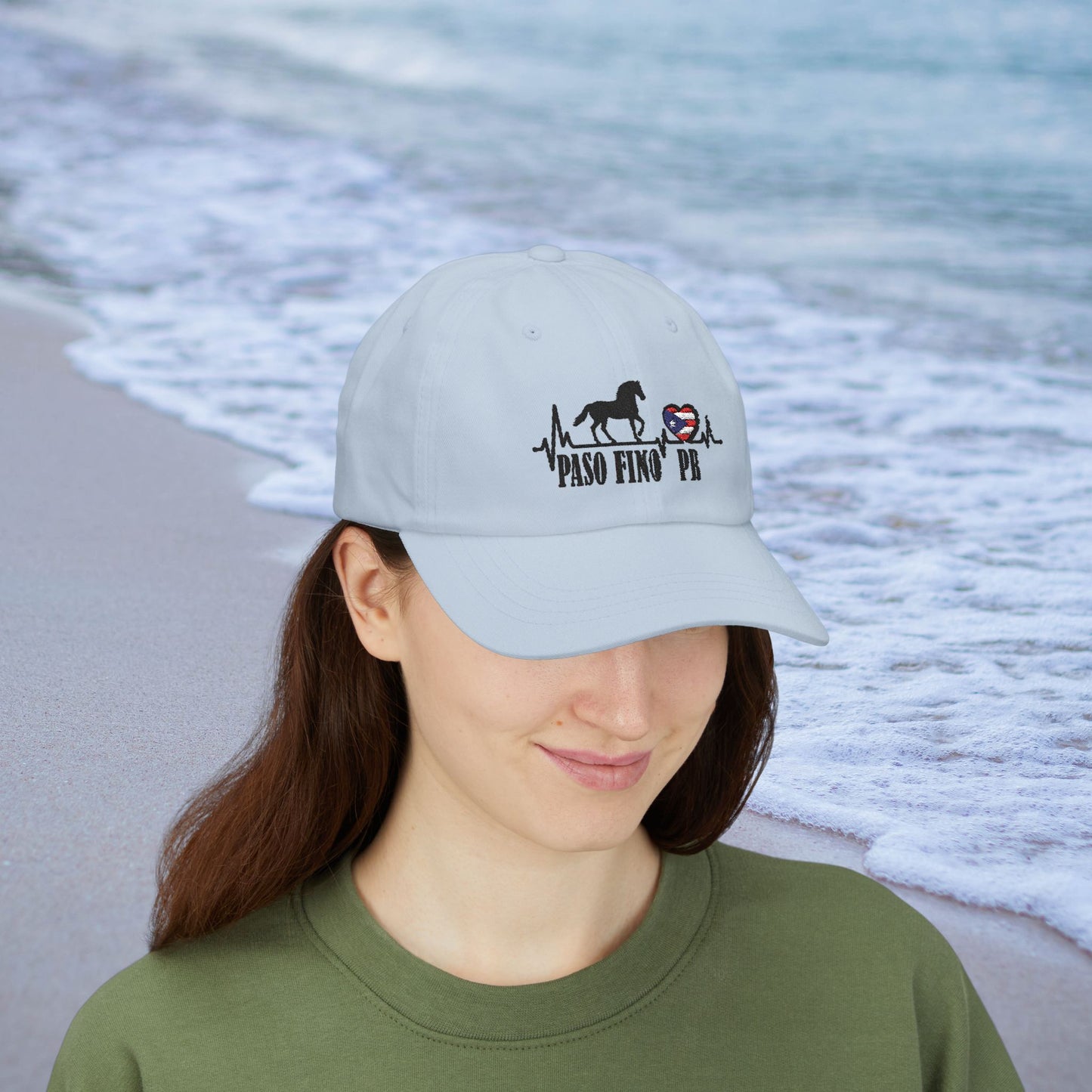 Puerto Rican Paso Fino Hat – Embroidered Horse Dad Cap