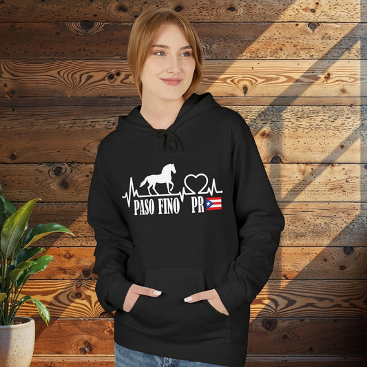 Paso Fino Heartbeat Unisex Midweight Softstyle Fleece Hoodie