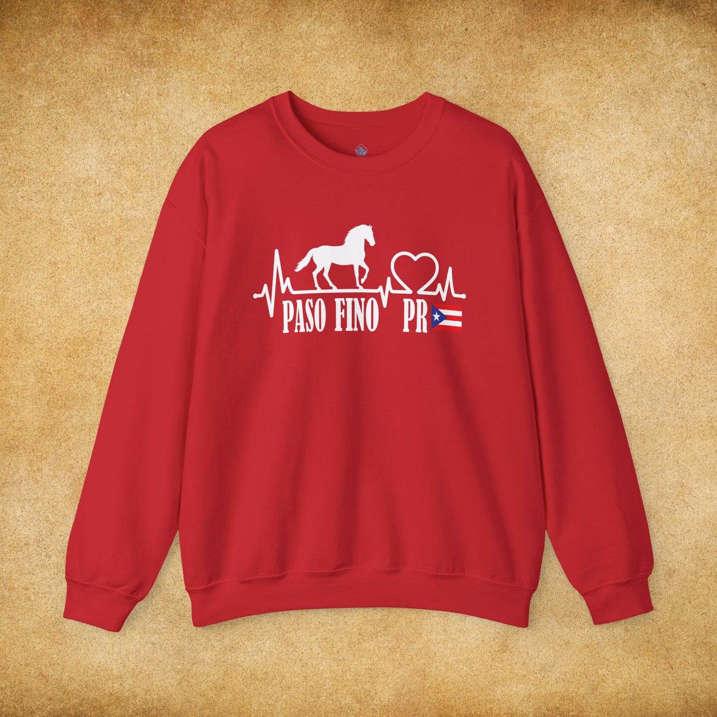 Paso Fino PR Sweatshirt — Puerto Rico Horse Lover Crewneck