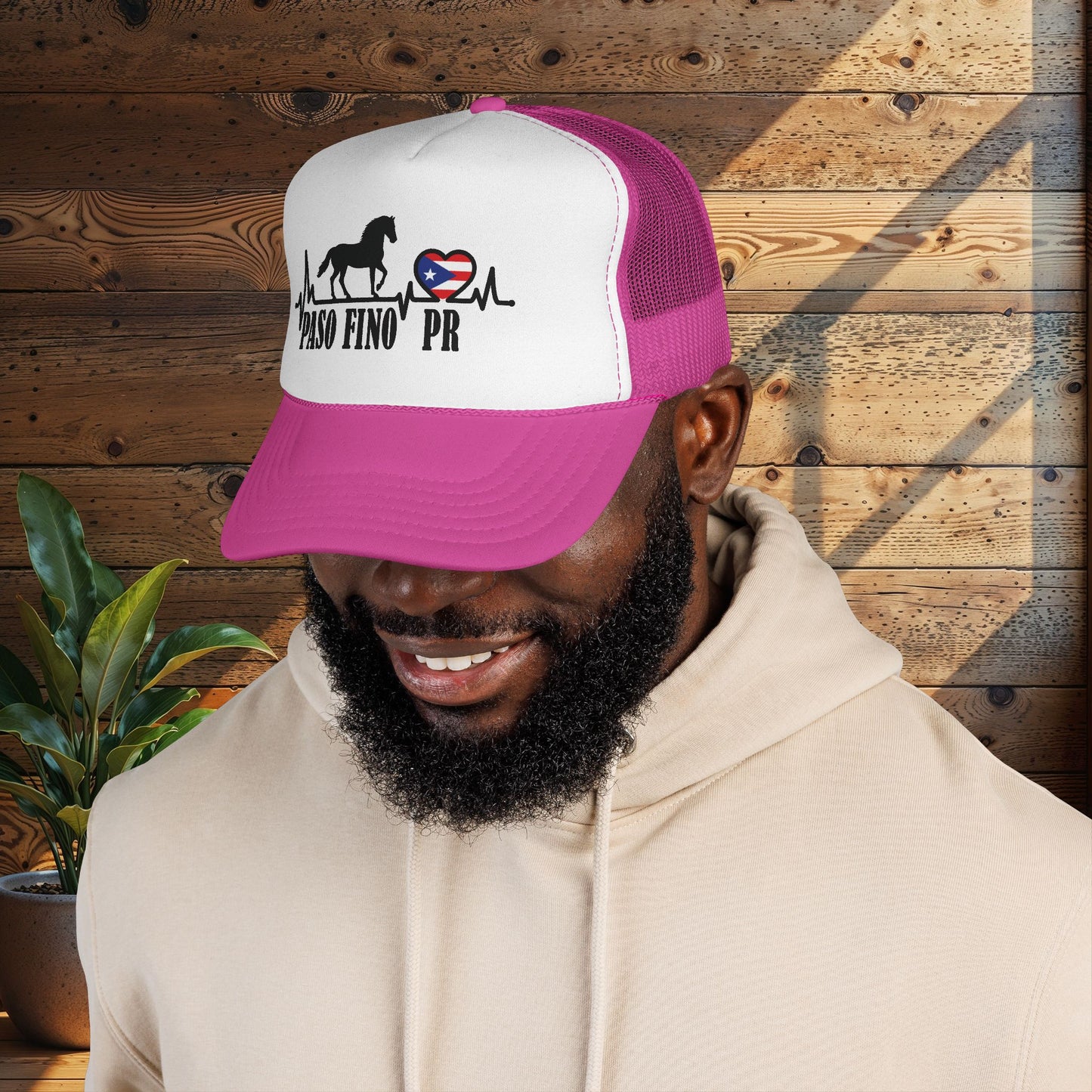 Paso Fino PR Trucker Cap — Horse Heartbeat Design