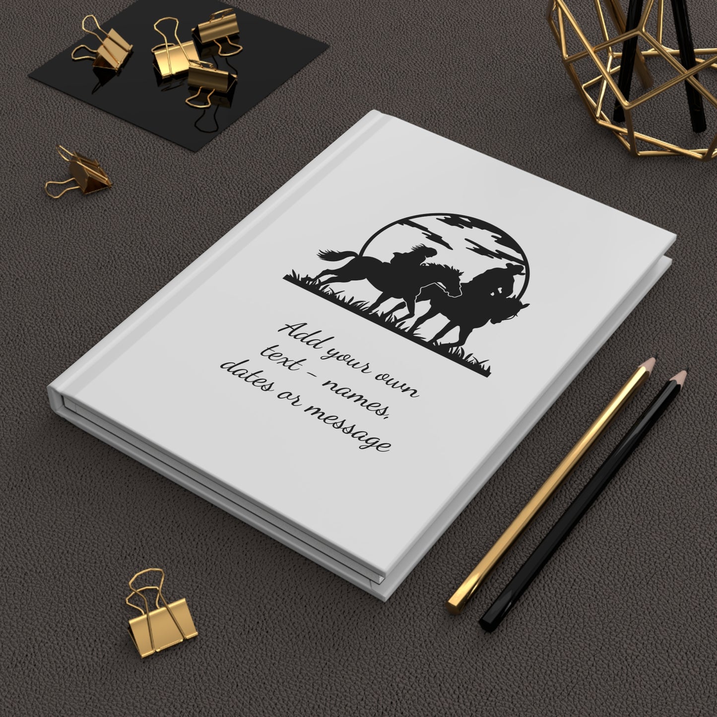 Riding Together Personalized Hardcover Journal