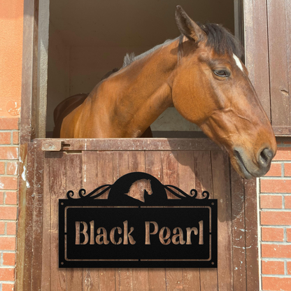 Signature Horse Stall Sign –  Silhouette Edition