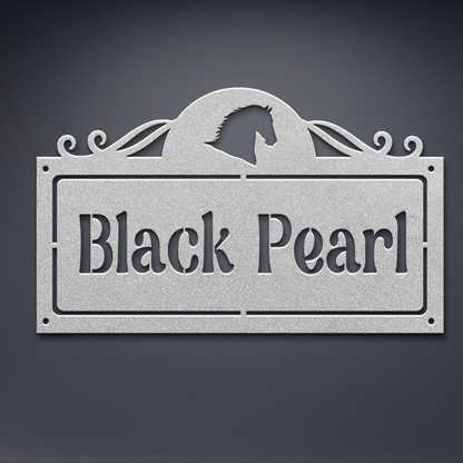 Signature Horse Stall Sign –  Silhouette Edition