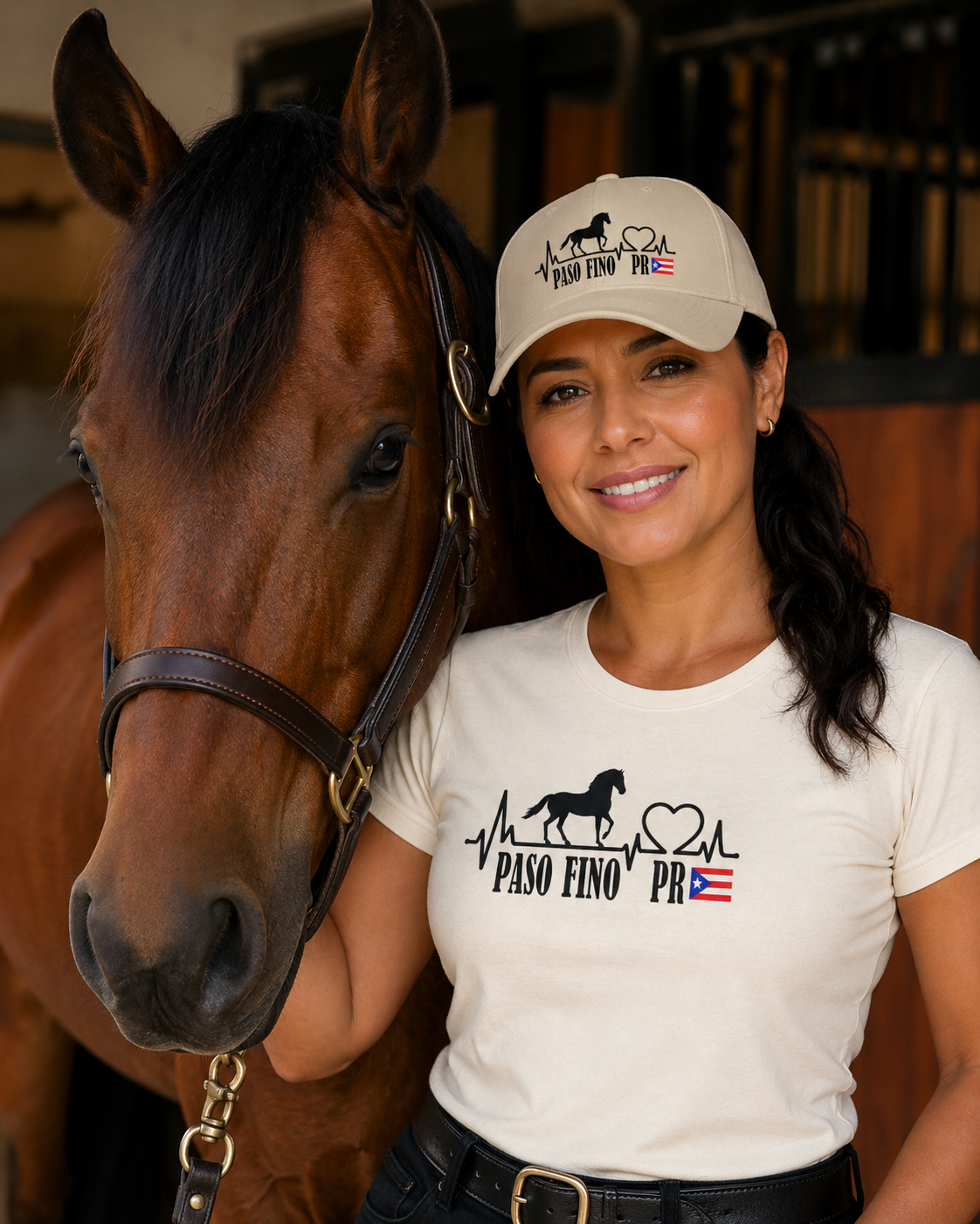 Puerto Rican Paso Fino Tee - My Heart Beats in Paso Fino Rhythm