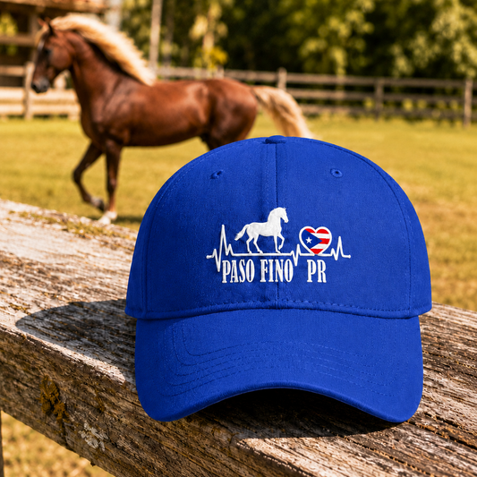 Paso Fino PR Printed Cap — Puerto Rico Paso Fino Horse Baseball Hat