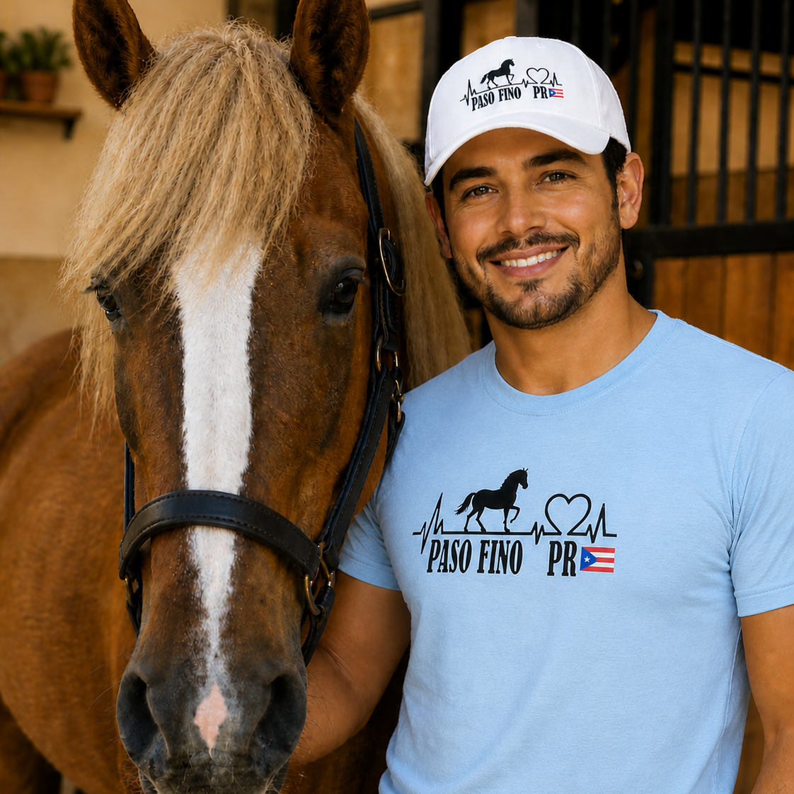 Puerto Rican Paso Fino Tee - My Heart Beats in Paso Fino Rhythm