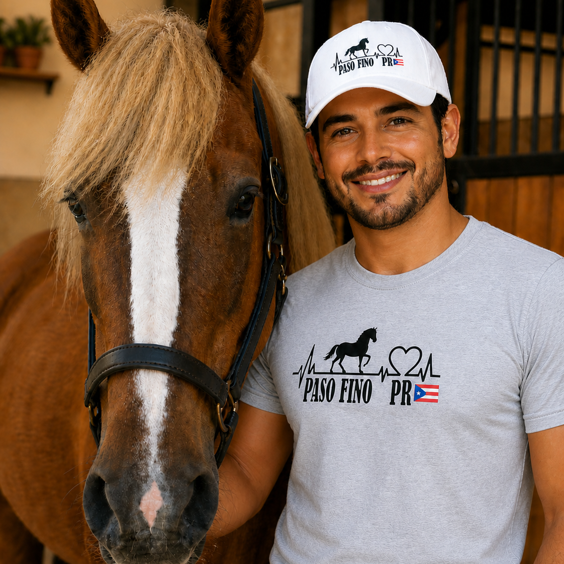 Puerto Rican Paso Fino Tee - My Heart Beats in Paso Fino Rhythm