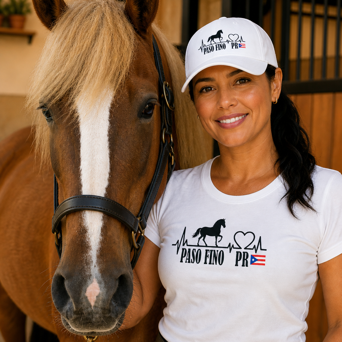 Puerto Rican Paso Fino Tee - My Heart Beats in Paso Fino Rhythm