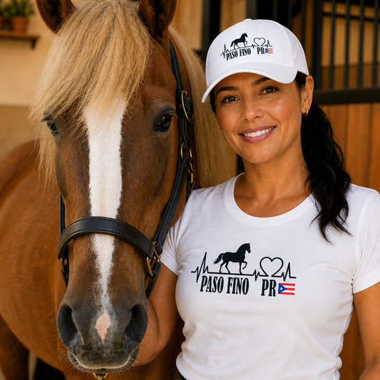 Puerto Rican Paso Fino Tee - My Heart Beats in Paso Fino Rhythm