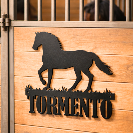 Paso Fino Custom Horse Name Sign