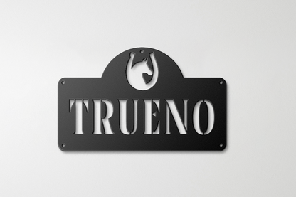 Custom Name Stall sign