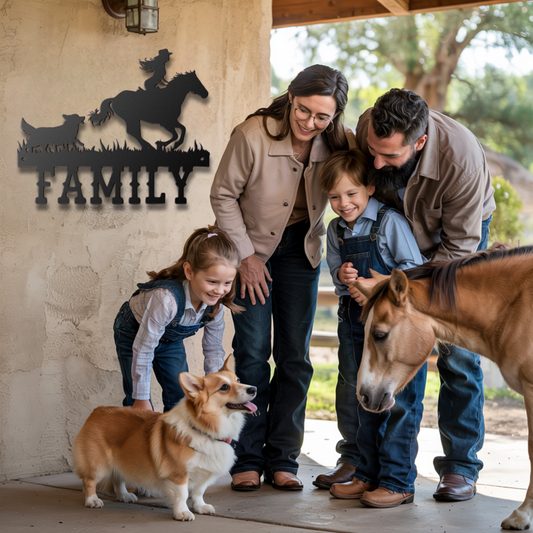 Beloved Dog and Horse