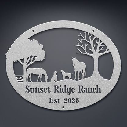 Farm_Sign_with_Horses_and_Dogs_Silver_Dark_Kitchen_Mockup.png