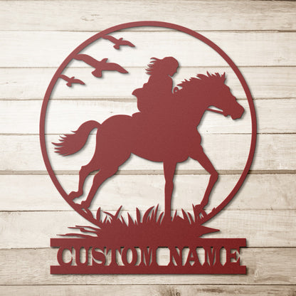 Riding Free with Personalized Name