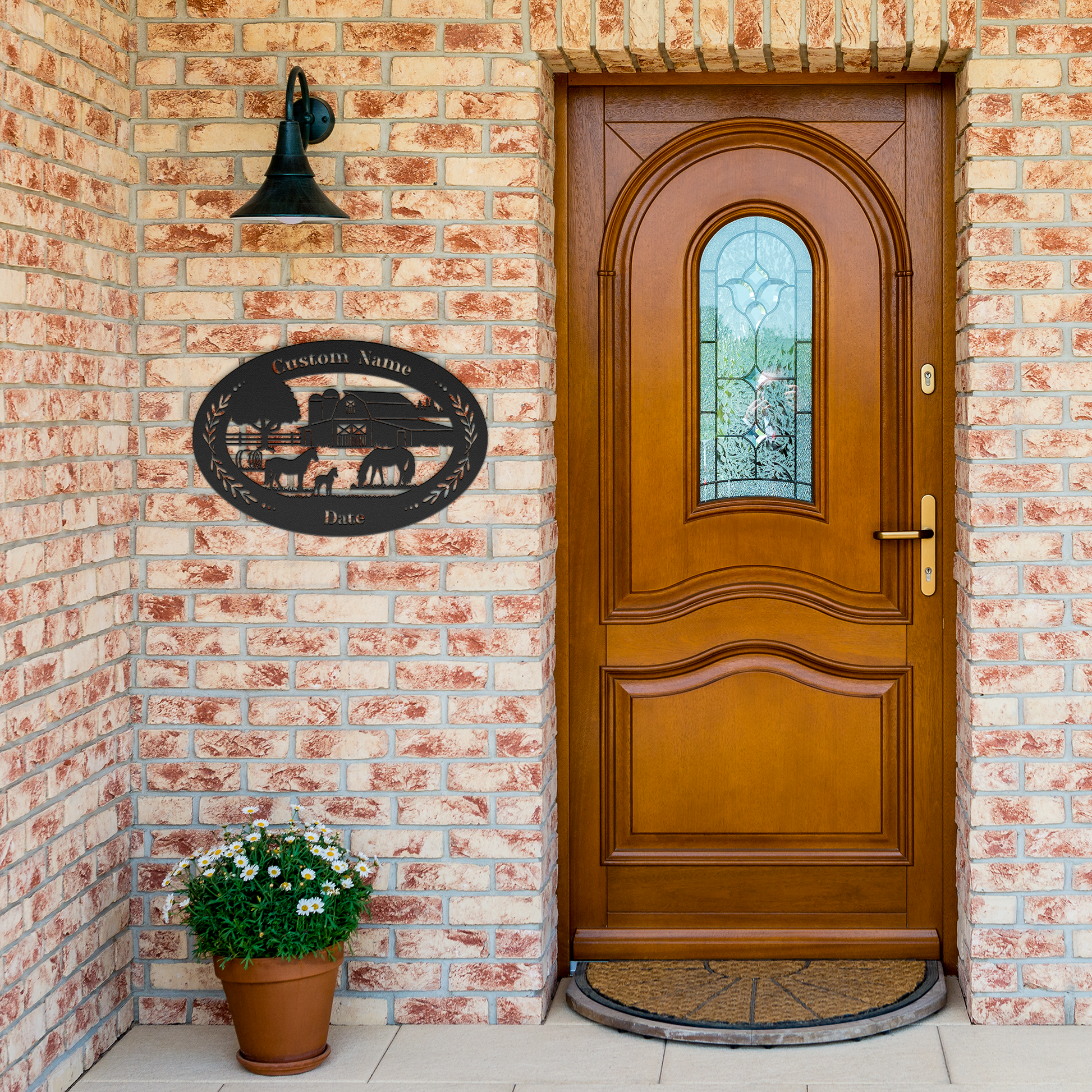 Horse_Farm_Custom_Name_Black_Brick_Entrance_Mockup.png