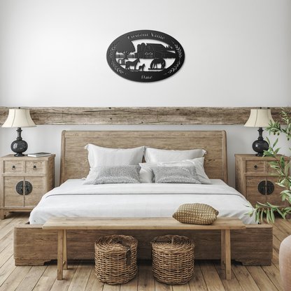 Horse_Farm_Custom_Name_Black_Farmhouse_Bedroom_Mockup.png