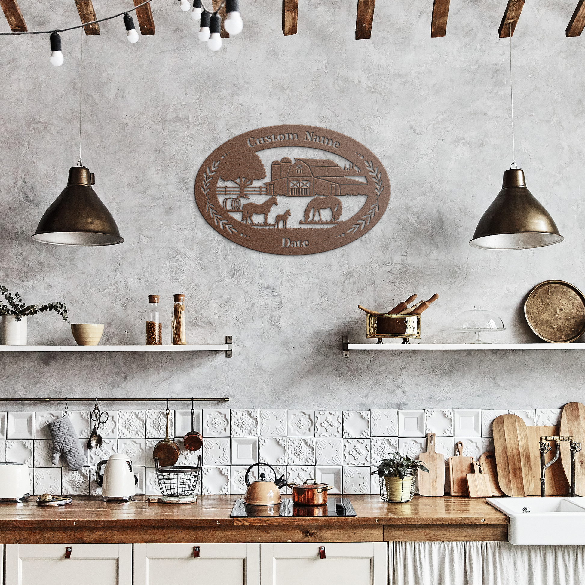 Horse_Farm_Custom_Name_Copper_Rustic_Kitchen_Mockup.png