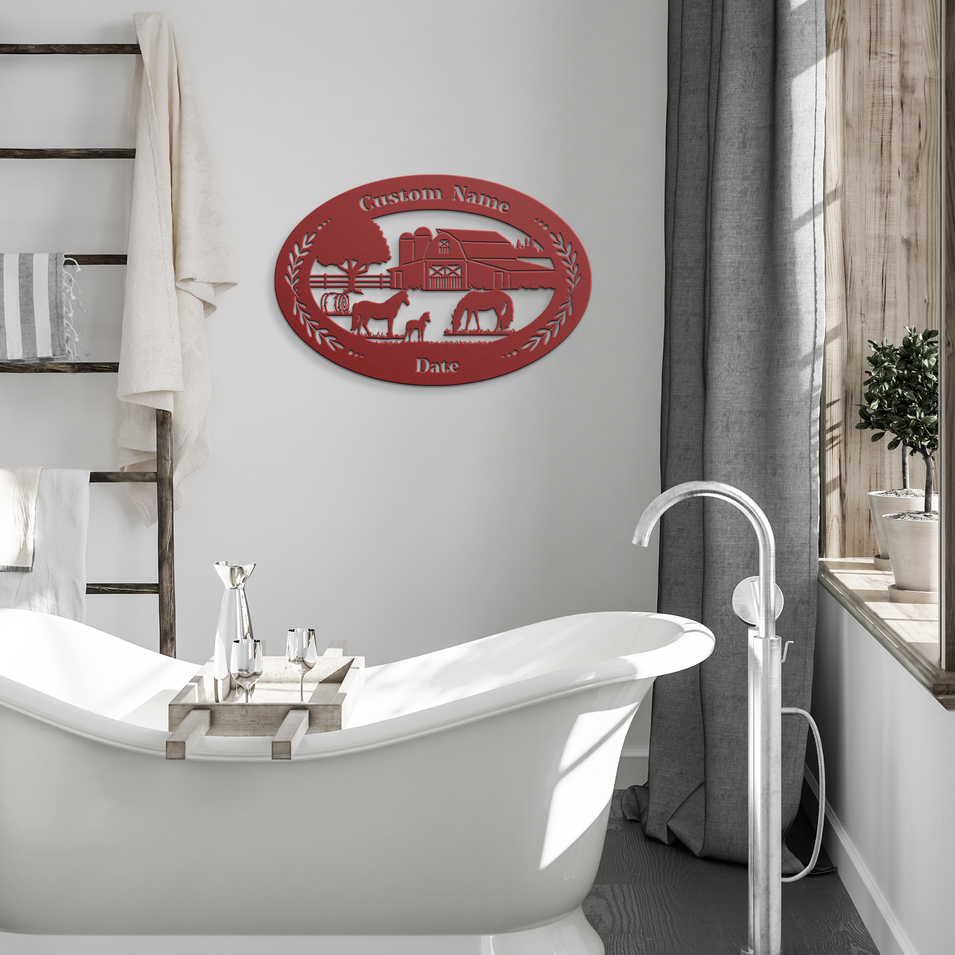 Horse_Farm_Custom_Name_Red_Modern_Bathroom_Mockup.png