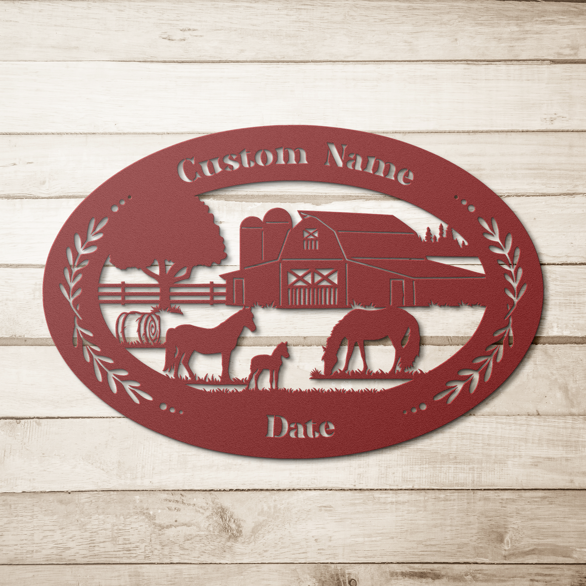 Horse_Farm_Custom_Name_Red_Simple_Wood_BKGD_Mockup.png