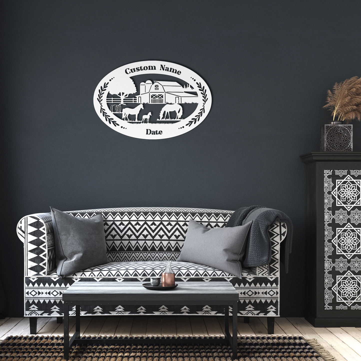 Horse_Farm_Custom_Name_White_Dark_Living_Room_Mockup.png