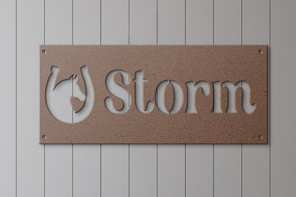 ShoeHorse_Stall_Name_Copper_Rustic_Hallway_Mockup.png