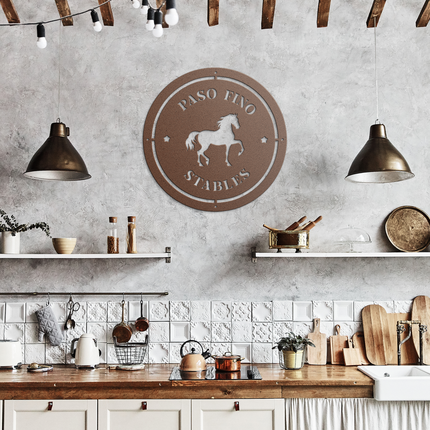 Timeless_Elegance_Horse_Circle_Sign___Copper_Rustic_Kitchen_Mockup.png