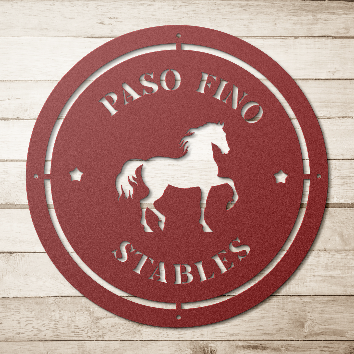 Timeless_Elegance_Horse_Circle_Sign___Red_Simple_Wood_BKGD_Mockup.png